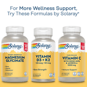 SOLARAY Mega Vitamin B-Stress - Timed Release Vitamin B Complex w/ Vitamin B12, B6, Folic Acid, Vit. C - Stress, Energy, Red Blood Cell, Immune Support - Vegan, (120 Count (Pack of 1))
