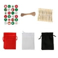thumbnail image 7 of Donemore Christmas Advent Calendar 2024, 24 Days Hanging Advent Calendars Candy Linen Gift Bags DIY Xmas Countdown Christmas Decorations for Kids Wall Home Office Holiday Decor, 7 of 7