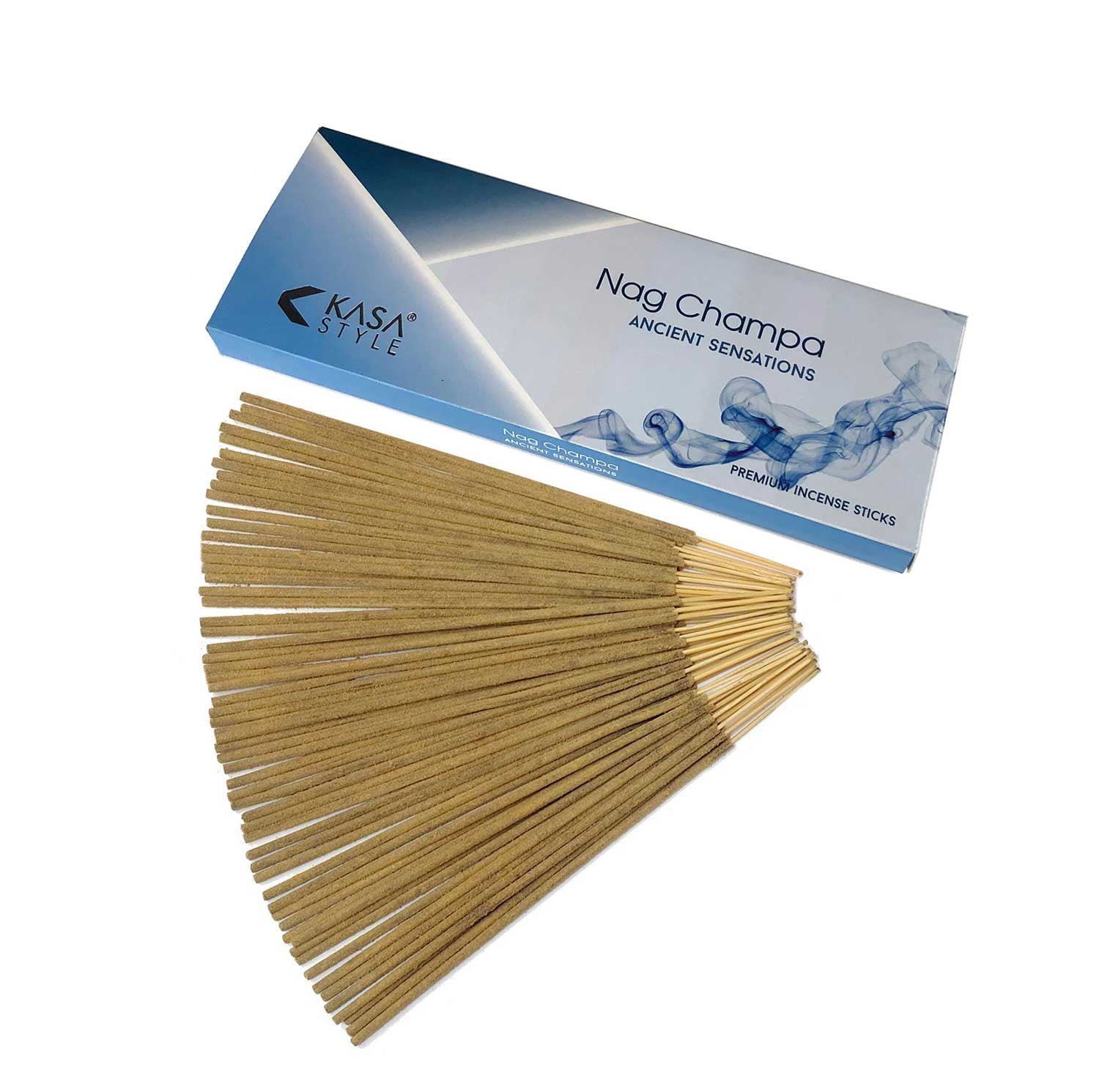 Kasa Style Double Incense Burner Ancient Sensations Premium Incense Sticks with Nag Champa