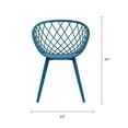 thumbnail image 5 of Kurv Chair Ocean Blue (Set of 2), 5 of 7