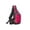 Hot Pink, variant on Lightweight Sling Bag, Versatile Crossbody Backpack, Multiple Compartments for Easy Organization, Perfect for Travel and Outdoor Adventures, Ideal for Men and Women, Hot Pink