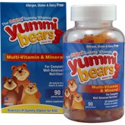 Hero Nutritionals Yummi Bears Multi-Vitamin And Mineral Fruit - 90 Gummies