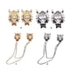 thumbnail image 5 of 1 par de broches de cabeza de Animal para hombres y mujeres, decoración de alfiler de aleación, abrigo, traje, camisas, joyería Unisex, Ropa, zapatos y accesorios Miscelánea Oro sin Cadena Guardurnaity AP012282-01, 5 of 6
