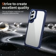 thumbnail image 6 of for Samsung Galaxy S23 Plus Clear Case, Non-Yellowing Shockproof Slim Phone Cover, Military-Grade Protection with Metal Lens Frame, Anti-Scratch Hard Case for Samsung Galaxy S23 Plus, Darkblue, 6 of 7