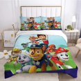 thumbnail image 3 of Juego de cama para niños de la Patrulla Canina, funda de edredón con diseño de perro canino de la Patrulla de Anime, funda nórdica de dibujos animados, ropa de cama para niño y niña, funda de almohada, 3 of 5