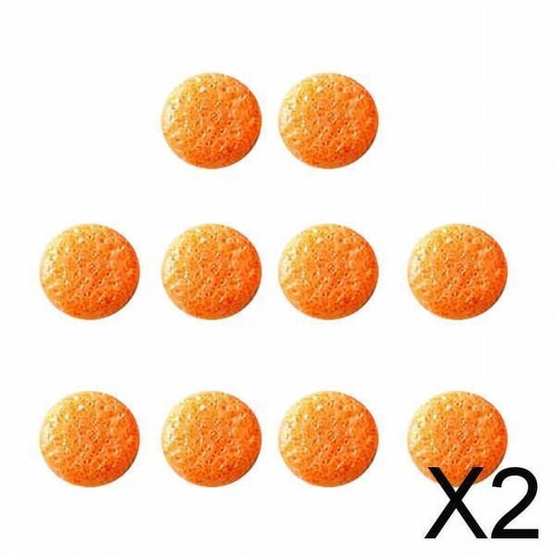 Paquete de 10 unidades de galleta en miniatura para casa de muñecas 1:12 perfke