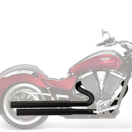 Victory Motorcycle New OEM Black Stage 1 Straight Exhaust, Vegas,