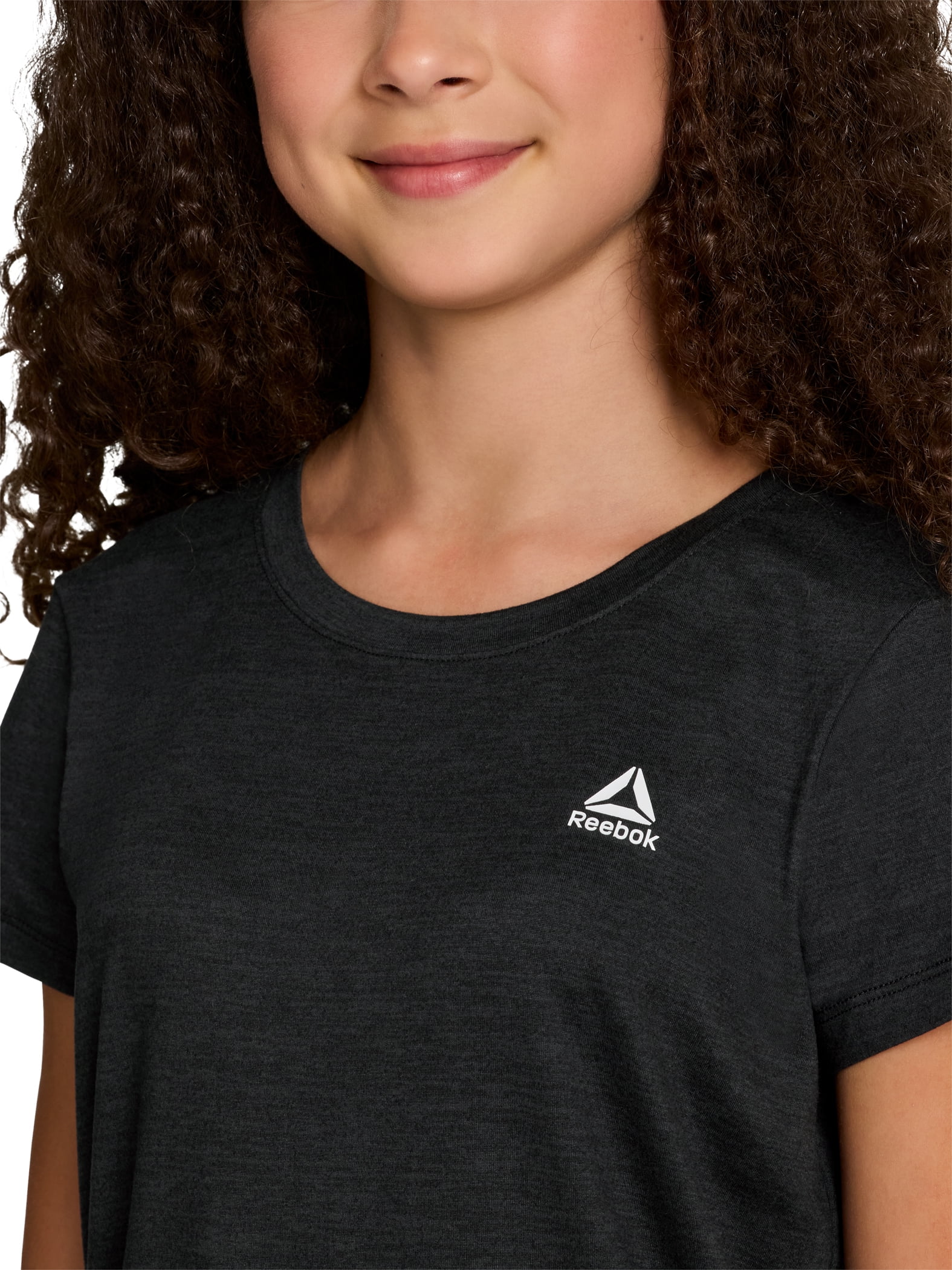 Reebok Girl's Legacy Performance Short Sleeve T-Shirt, Sizes 4-18