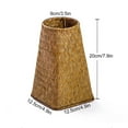 thumbnail image 2 of MesaSe Rattan Handmade Woven Pen Holder Organizer Creative Dry Flower Flowerpot Decoration, 2 of 9