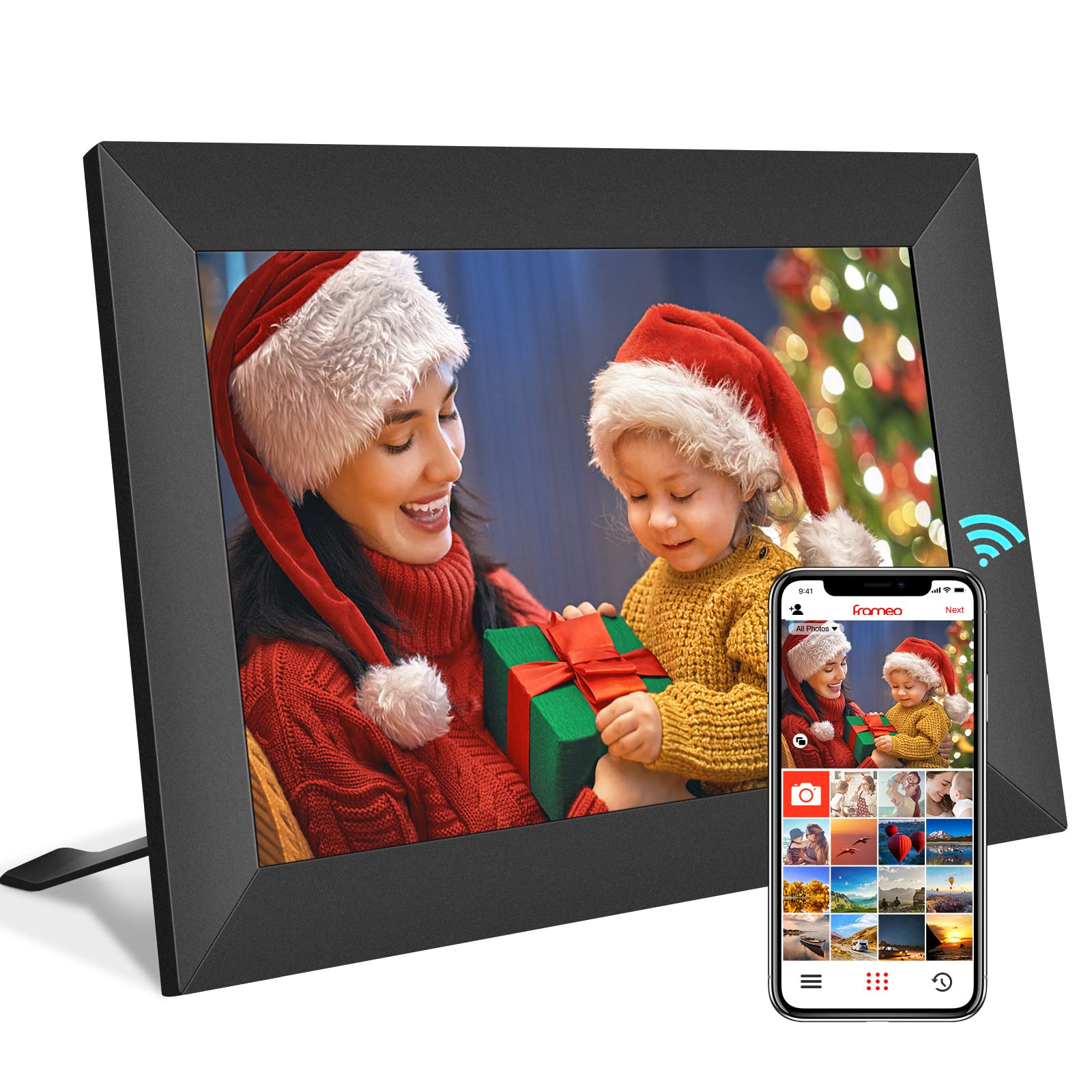 Digital Picture Frame 8 Inch, Digital Photo Frame IPS HD Touch Screen