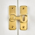 thumbnail image 5 of 2-Pack Heavy Duty Adjustable Barn Door Locks 90/180 Degree - Zinc Alloy Sliding Door Latches for Bedroom/Cabinet/Gate - Gold, 5 of 15