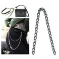 thumbnail image 4 of Copper Curb Chains, Link Chain Necklace DIY Handcraft  For Appointments For Handbag Silver Black, 4 of 8