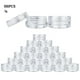 thumbnail image 1 of Botella de maquillaje de 100 piezas, mini tarro cosmético de muestra, recipiente de crema facial recargable portátil, 5 g, transparente Guardurnaity HA004482-02, 1 of 7