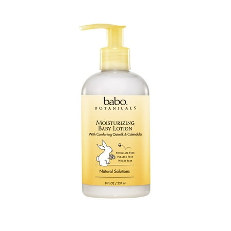 Babo Botanicals Hydratante Lotion pour bébés, Oatmilk Calendula, 8 Oz