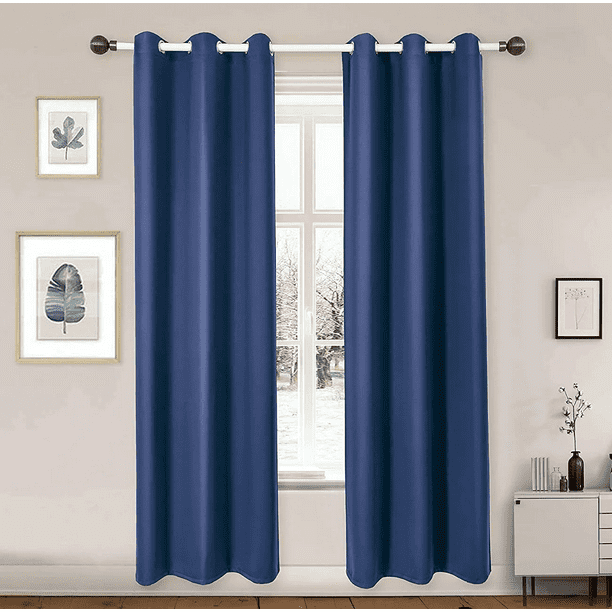 Magshion Blackout Curtains 84 Inches Blackout Thermal Insulated Grommet