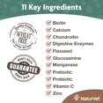 thumbnail image 2 of Suplemento Todo en Uno para perros Omega 3, 6, 9 Apoyo Articular Digestión Piel 120 Masticables NaturVet NV-677666S, 2 of 2