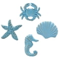 thumbnail image 2 of 4 Pcs Bouton en Fonte Style Océan Créatif Animal en Fer Forgé (Style Mixte), 2 of 6