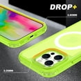 thumbnail image 5 of for iPhone 12 Pro / iPhone 12 6.1" Magnetic Case, Compatible with Mag-Safe, Shockproof Military-Grade Drop Protection, Yellowing Resistant, Magnetic Case with Detachable Side Key, Green, 5 of 14