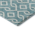 thumbnail image 4 of Addison Rugs Mayfield Washable Transitional Geometric Teal Rectangle Rug, 3' x 5', 4 of 6