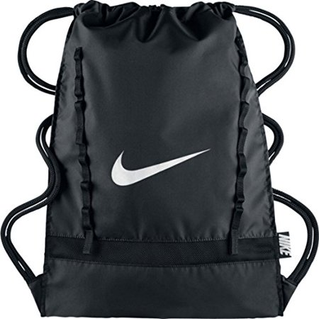 Nike Brasilia 7 Gymsack Backpack (Classic Black with Signature White Swoosh)