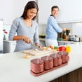 thumbnail image 1 of Drppepioner 4-Compartment Spice Container Kitchen Pantry Organizer for Seasonings, 1 of 6