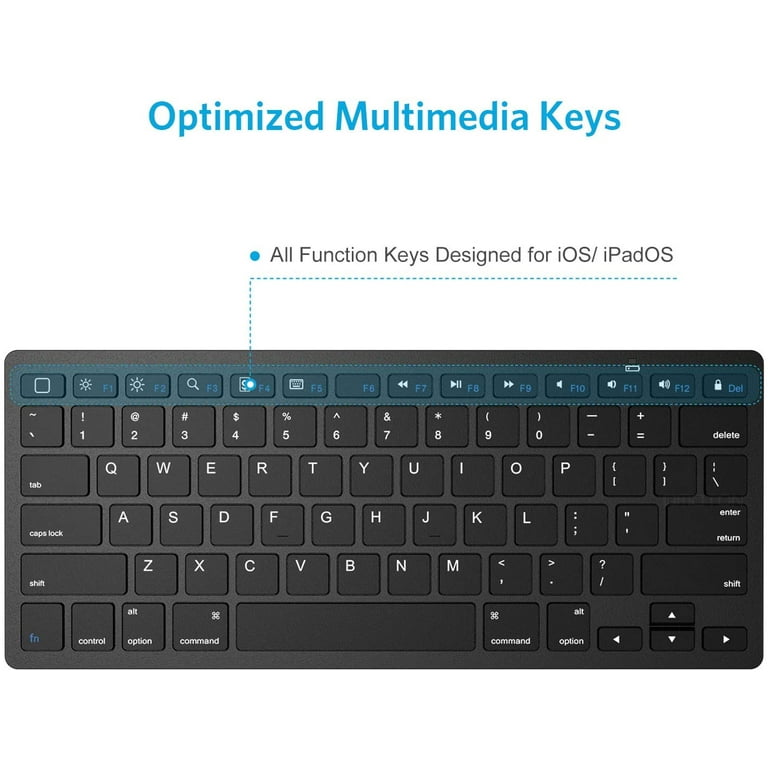 Inote Multi Pairing 3.0 Wireless Bluetooth Keyboard, Korean/English,for Apple iPad Pro The 4th, 5th Generation, Compatible with Window/Mac 0S – Korea E Market