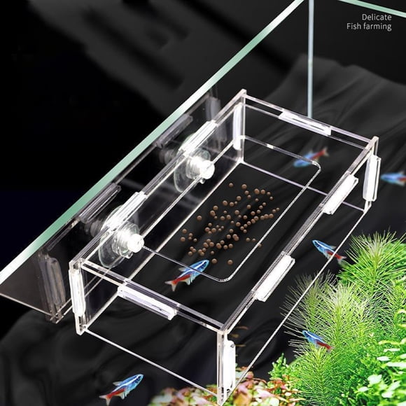 Alimentador Acrílico Perfecl para Pecera Tubo de Alimentación para Camarones