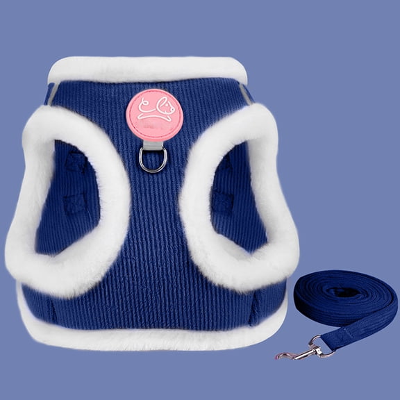 Cat Harness Leash Vest Style - Adjustable Neck Strap With Sizes 24-28Cm (9.6-11.2In), 28-30Cm (11.2-12In), 30-32Cm (12-12.8In), 32-34Cm (12.8-13.6In), Comfortable Soft Vest Design
