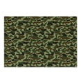 thumbnail image 1 of Camouflage Cutting Board, Squad Uniform Design with Vivid Color Scheme Hunting Camouflage Pattern, Decorative Tempered Glass Cutting and Serving Board, Small Size, Green Brown Khaki, by Ambesonne, 1 of 1