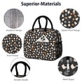 thumbnail image 4 of Womens Halloween Ghosts Pumpkins and Spider Webs Lunch Box for Work,Insulated Lunch Bag for Women,Loncheras Para Mujer,Leakproof Adult Lunch Bag for Work,Beach,Travel,Picnic,Camping, 4 of 7