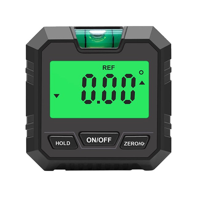 DPTALR Inclinomètre à Affichage Numérique Électronique Règle d'Angle Horizontale Mini Protracteur 2ml
