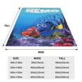 thumbnail image 3 of Finding Nemo Fleece Blanket Soft Cozy Throw Blanket 50"X40", Lightweight Fuzzy Comfy Flannel Blanket Warm Plush Throw Blankets For Couch, Sofa, Bed, 3 of 8
