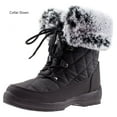 thumbnail image 3 of ArcticShield Women's Waterproof Memory Foam Faux Fur Winter Snow Boots, 3 of 7
