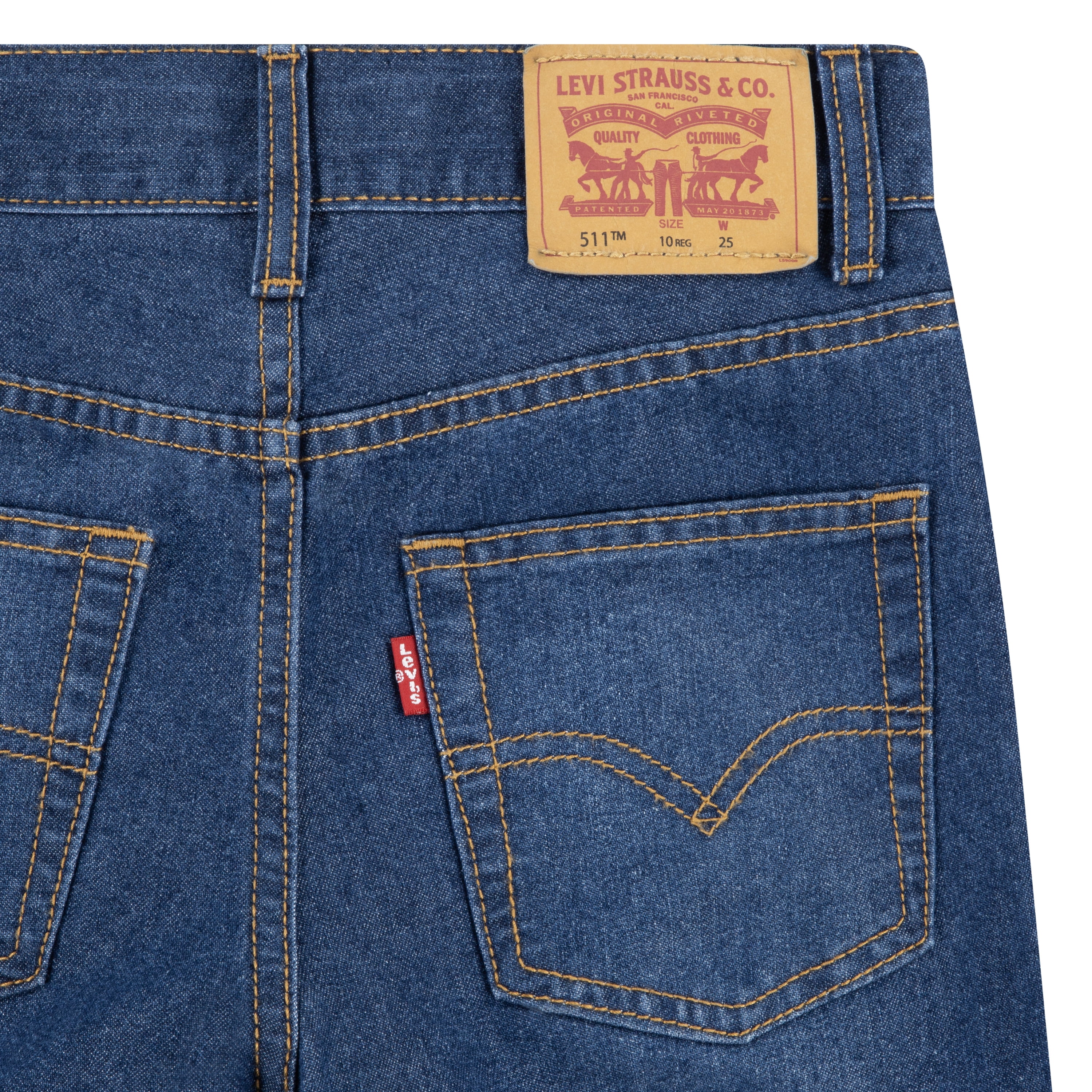 Levi Boys 511 Slim Performance Denim Shorts, Sizes 8-18
