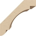 thumbnail image 3 of Ekena Millwork 5"W x 6"D x 6"H Aspen Rough Cedar Woodgrain TimberThane Knee Brace, Primed, 3 of 6