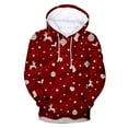 thumbnail image 5 of Chandail de Noël pour Hommes Mode Décontractée Chandail de Noël en Molleton Impression Numérique Chandail à Capuche Chandail de Noël pour Hommes Mode pour Hommes, 5 of 5