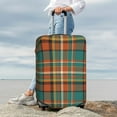 thumbnail image 7 of Hirioo colorful plaid for Elasticity Suitcase Cover (No luggage Included) Durable Luggage Protector Fits 18-32 Inch Luggage-Large, 7 of 7