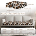 thumbnail image 3 of Xoenoiee Cow Print Couch Cushion Covers Stretch Sofa Slipcover for 3 Cushion Couch, Non-Slip Furniture Protector with Elastic Bottom for Dogs Pets, 3 of 7