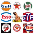 thumbnail image 2 of Pegatinas retro para motocicletas, calcomanías Texaco, pegatinas para cascos de carreras, venta al por mayor, varias marcas, pegatinas de PVC impermeables, 2 of 5