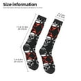 thumbnail image 2 of Salouo Skull santa hat Print Women's Men's Ankle Socks 1-pack Casual Athletic Socks for Unisex Adult Moisture-Wicking Socks for Daily Wear/Running/Sport, 2 of 8