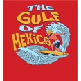 thumbnail image 4 of The Gulf of Mexico Surfer Youth Red Crew Neck Short Sleeve Tee-Medium, 4 of 4