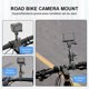 thumbnail image 4 of Motorcycle Bicycle Holder 360 Rotating Motorcycle Bike Camera Holder for Insta 360 X2 X3 GoPro 12 11, 4 of 5