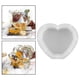 thumbnail image 4 of Molde de silicona transparente, molde de fundición de resina, herramienta de molde de joyería de silicona epoxi DIY para Corazón 165x140x51mm, 4 of 9