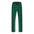 thumbnail image 4 of Caqnni Men's Pajama Pants Ultra Lightweight Pjs Bottoms Sleepwear Bottom Pants with Pocket Drawstring Fall Wintet Pajamas Pants (A04-Green,XL), 4 of 8