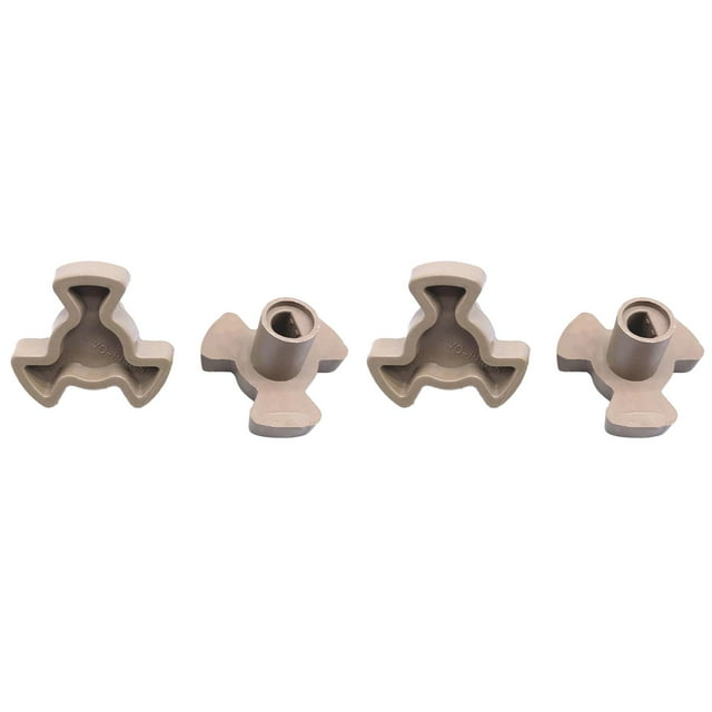 Pièces de Rechange pour Plateau Tournant de Micro-Ondes, Moyeu d'Entraînement en Forme de Y et Adaptateur de Plateau en Verre pour une Rotation Fluide