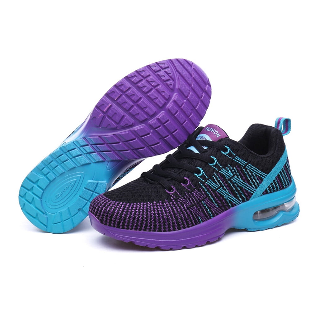 Women Running Shoes Girl Mesh Air Cushion Athletic Athletes Footwear Gear Hiking Tennis Comfortable Lightweight Sneakers Lace up Soles Footwear 42 Walmart