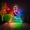 Color Flow Effect (76 modes), variant on Buddha Statue Led Light Box, Dimmable Neon-Like Light Signs USB Power for Wall Decor Bedroom Decoration, Static Light (WxH) 11"x14"