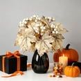 thumbnail image 6 of Artificial Maple Leaf Branch, 12-Inch Faux Fall Stems for Halloween, Thanksgiving, and Floral Vase Decor, 6 of 7
