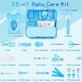thumbnail image 4 of Baby Healthcare and Grooming Kit, 25 in 1 Baby Electric Nail Trimmer Set Newborn Nursery Health Care Set for Newborn Infant Toddlers Baby Boys Girls Kids Haircut Tools,Blue Baby Grooming kit, 4 of 7