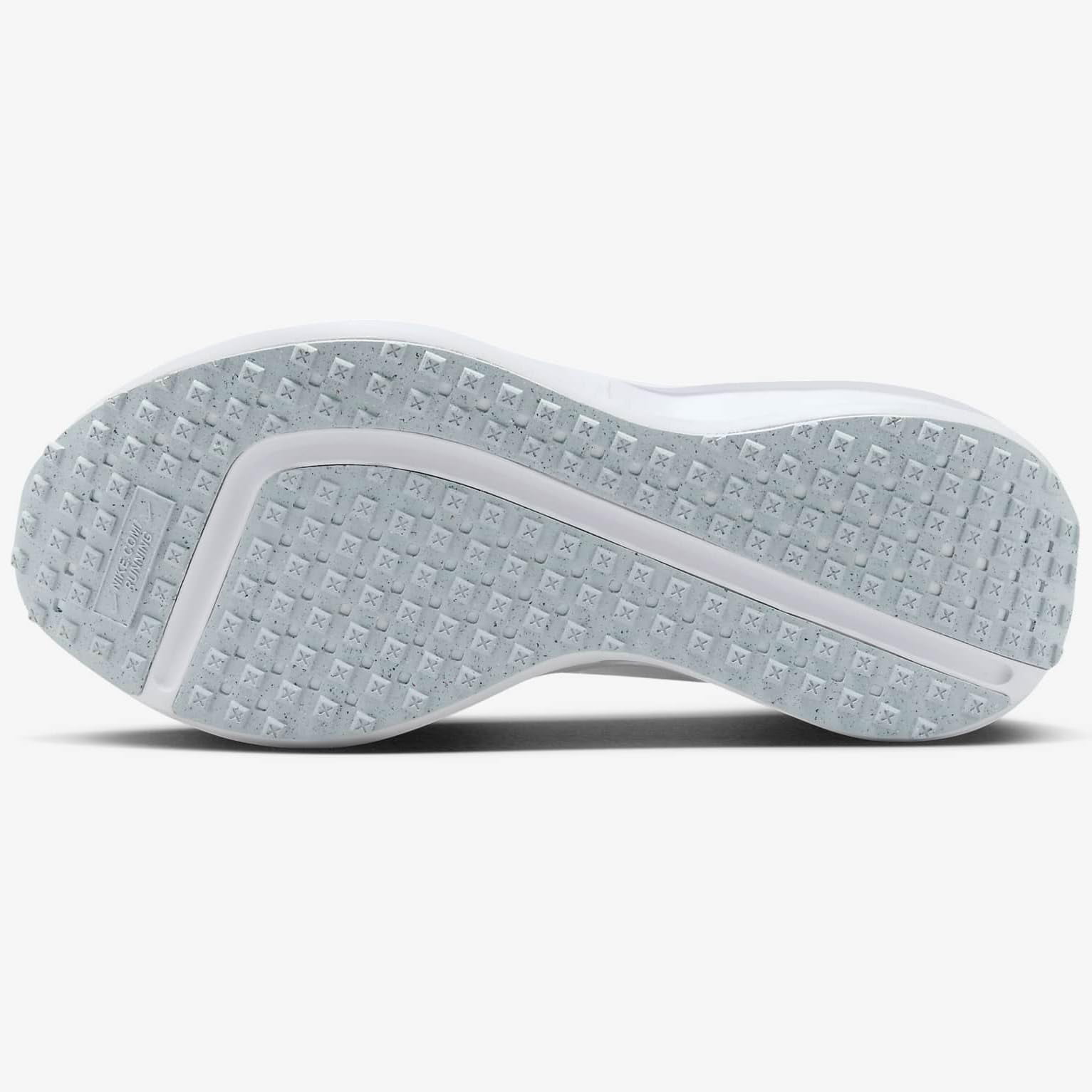 NIKE Interact Run Womens Road Running Shoes FD2292-100 (White/Metallic Silver-Pure P), Size 11